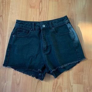 SHEIN Black jean shorts
